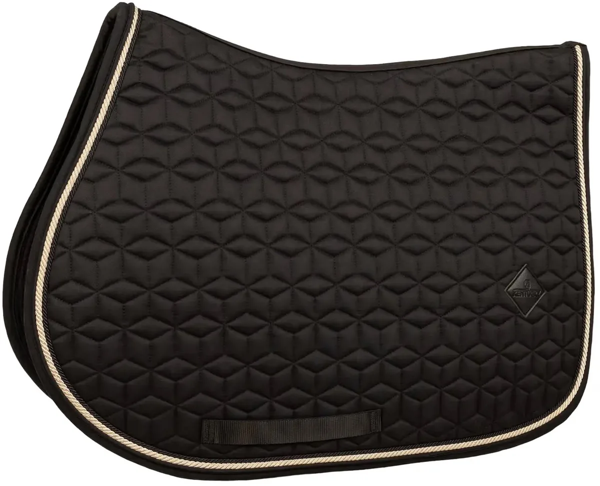 Zadeldek voor paarden Kentucky Horsewear Classic by Kentucky Horsewear in Black champagne – product photo