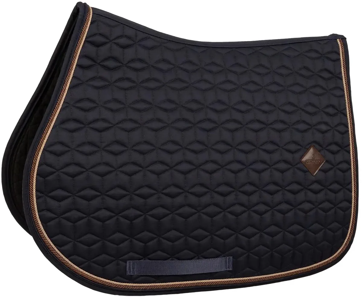 Zadeldek voor paarden Kentucky Horsewear Classic by Kentucky Horsewear in Navy brown – product photo