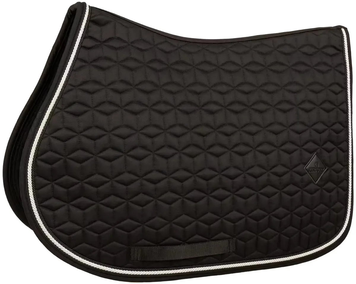 Zadeldek voor paarden Kentucky Horsewear Classic van Kentucky Horsewear in Zwart – productfoto