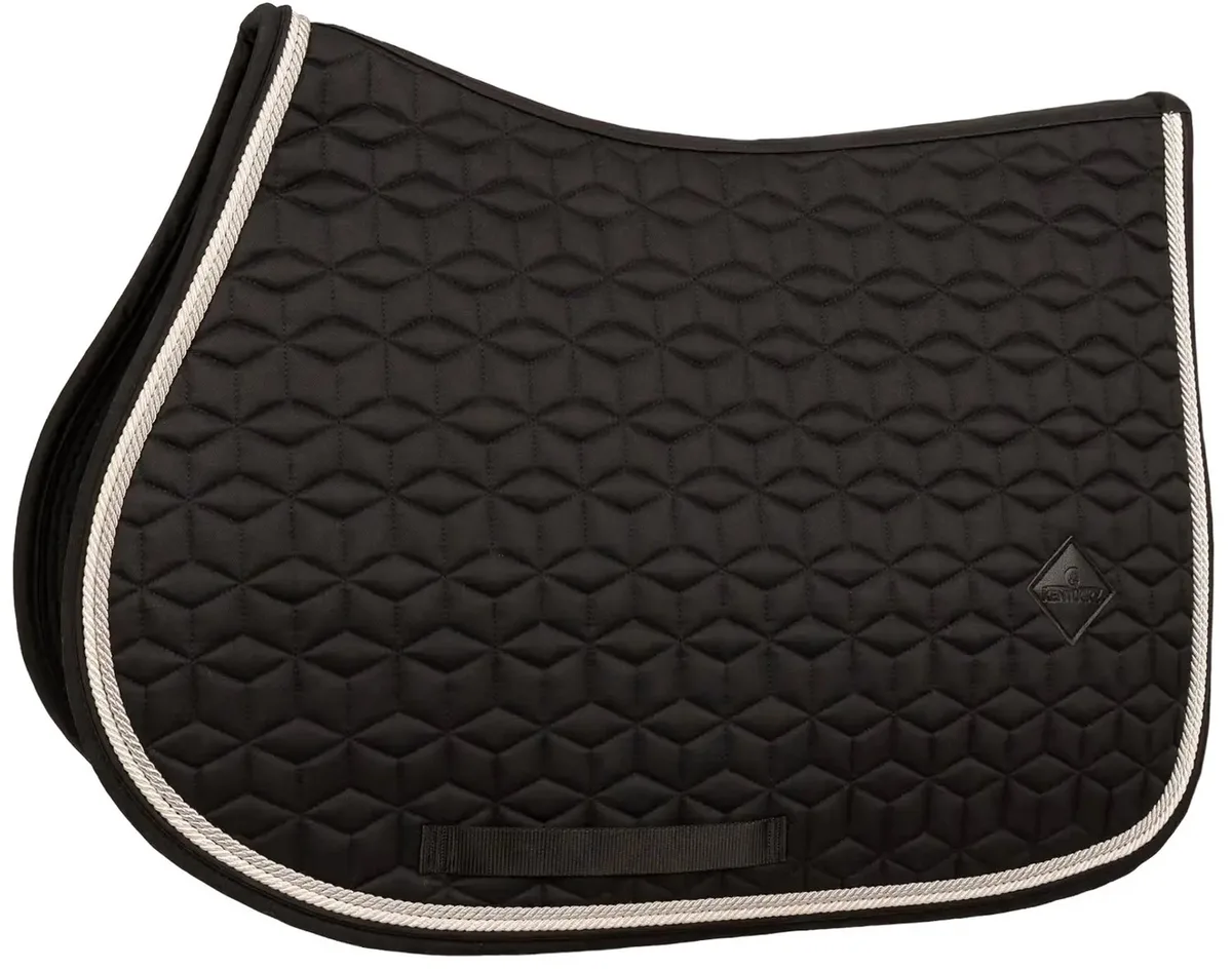 Zadeldek voor paarden Kentucky Horsewear Classic van Kentucky Horsewear in Zwart – productfoto