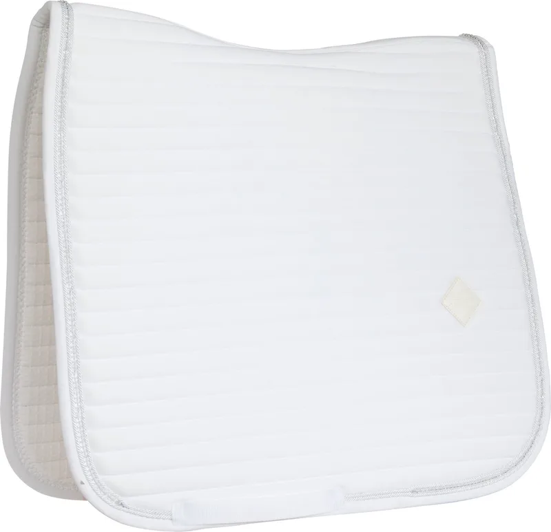 Zadeldek - Zadeldoek - Pearls - Dressuur de Kentucky Horsewear en Blanc – photo produit