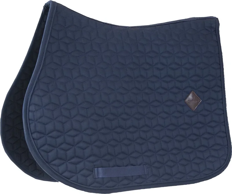 Zadeldoek - Classic Zadeldekje - Jumping - marine von Kentucky Horsewear in Marineblauw – Produktfoto