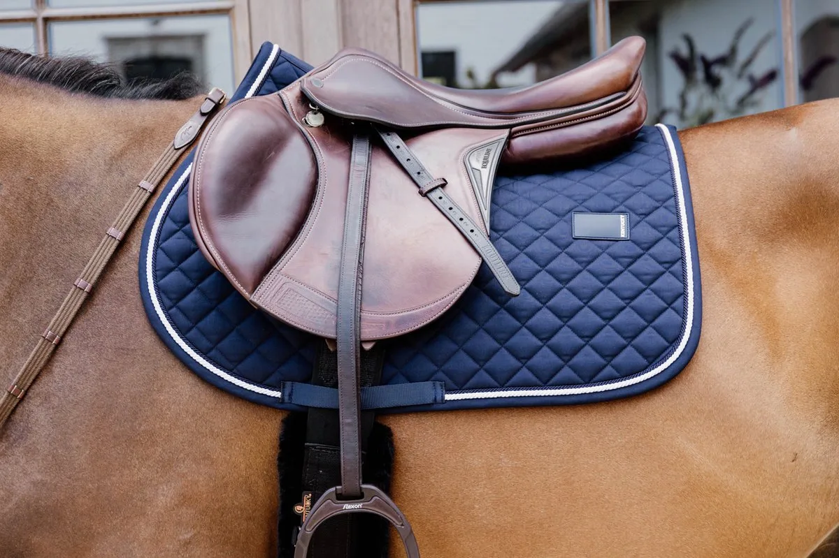 Zadeldoek diamond rope jumping marine de Kentucky Horsewear en Marineblauw – photo produit