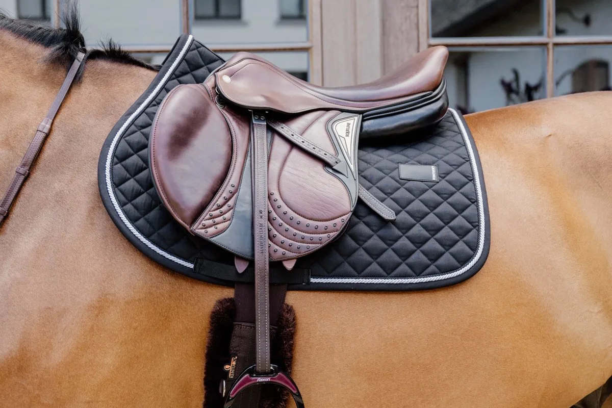Zadeldoek diamond rope jumping van Kentucky Horsewear in Zwart – productfoto