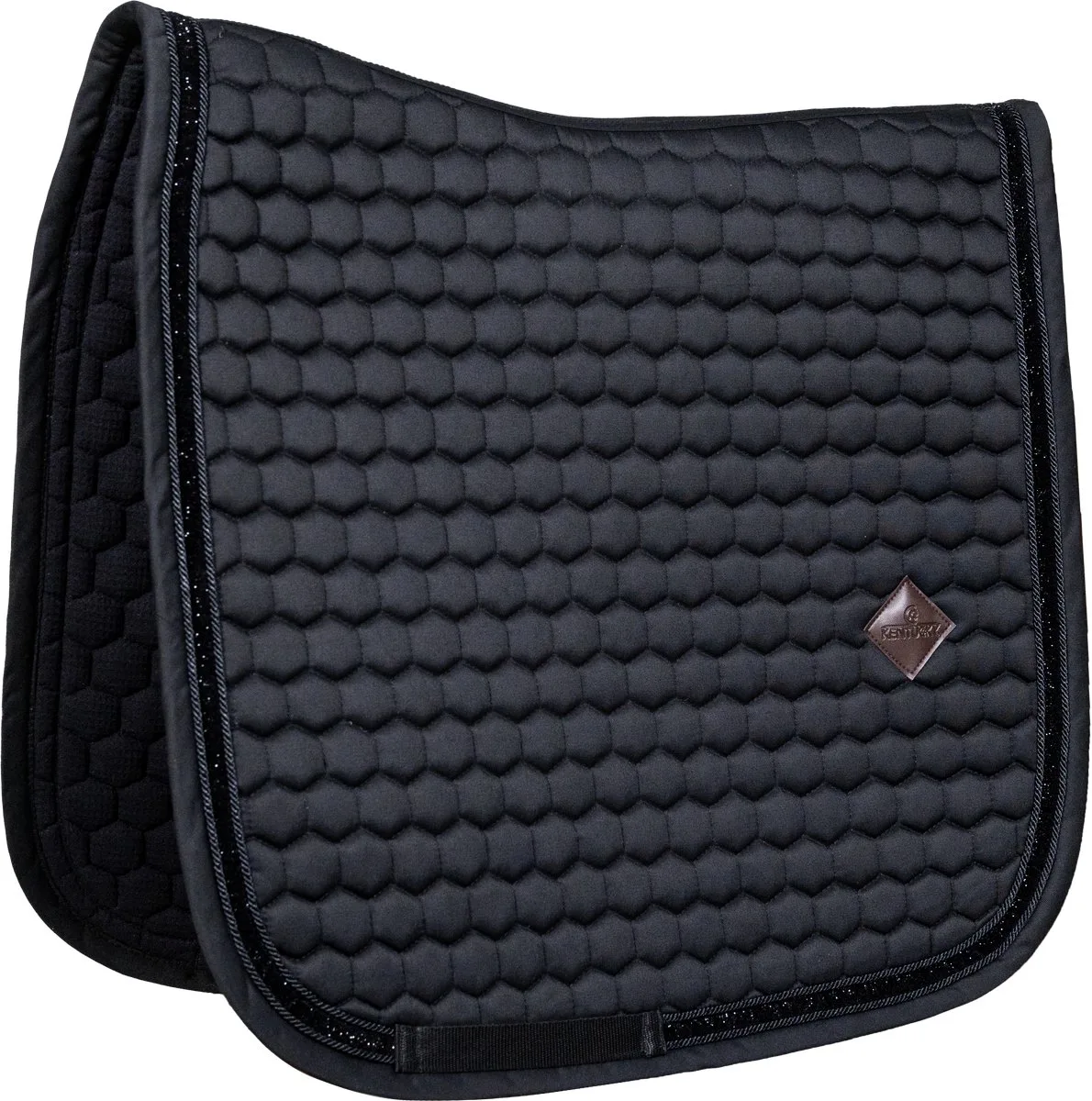 Zadeldoek glitter band dressage von Kentucky Horsewear in Schwarz – Produktfoto