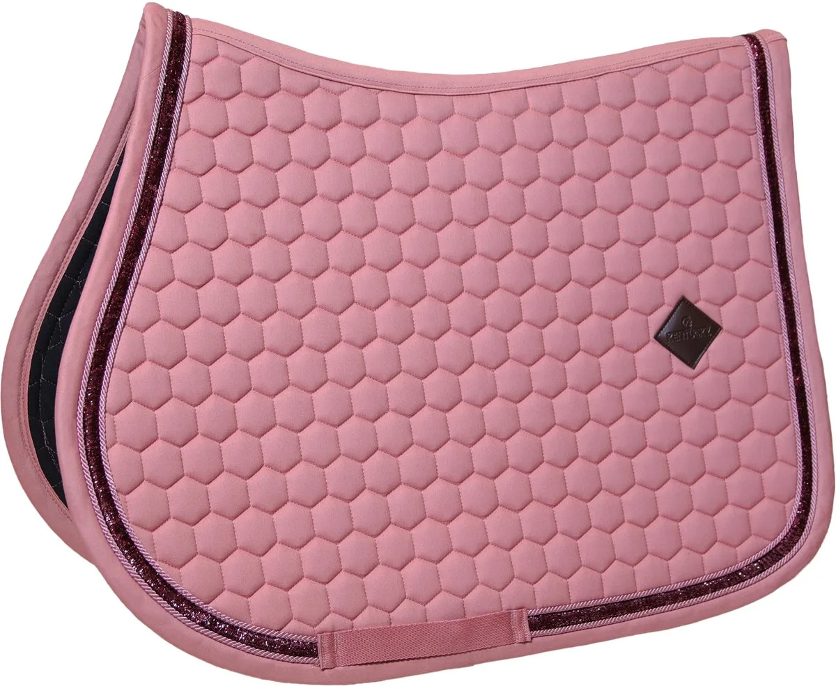 Zadeldoek glitter band jumping van Kentucky Horsewear in Fuchsia – productfoto