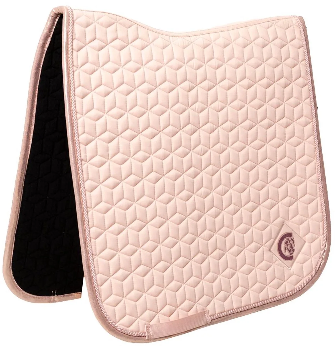 Zadeldoek glitter sprankelend dressuur oude roos från Kentucky Horsewear i Oudroze – produktbild