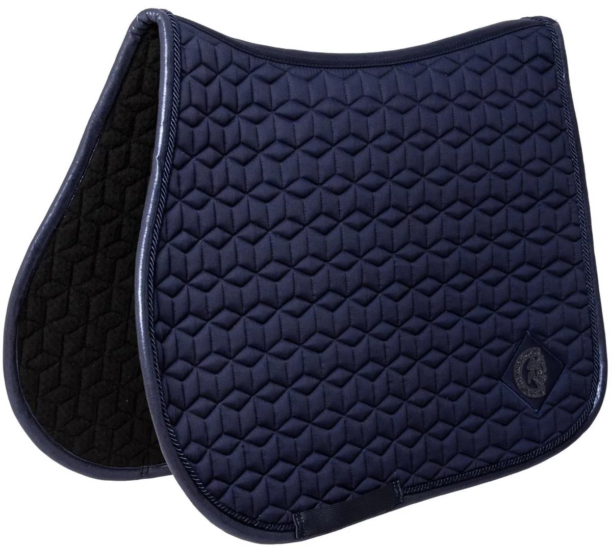 Zadeldoek glitter sprankelend jumping marine von Kentucky Horsewear in Marineblauw – Produktfoto