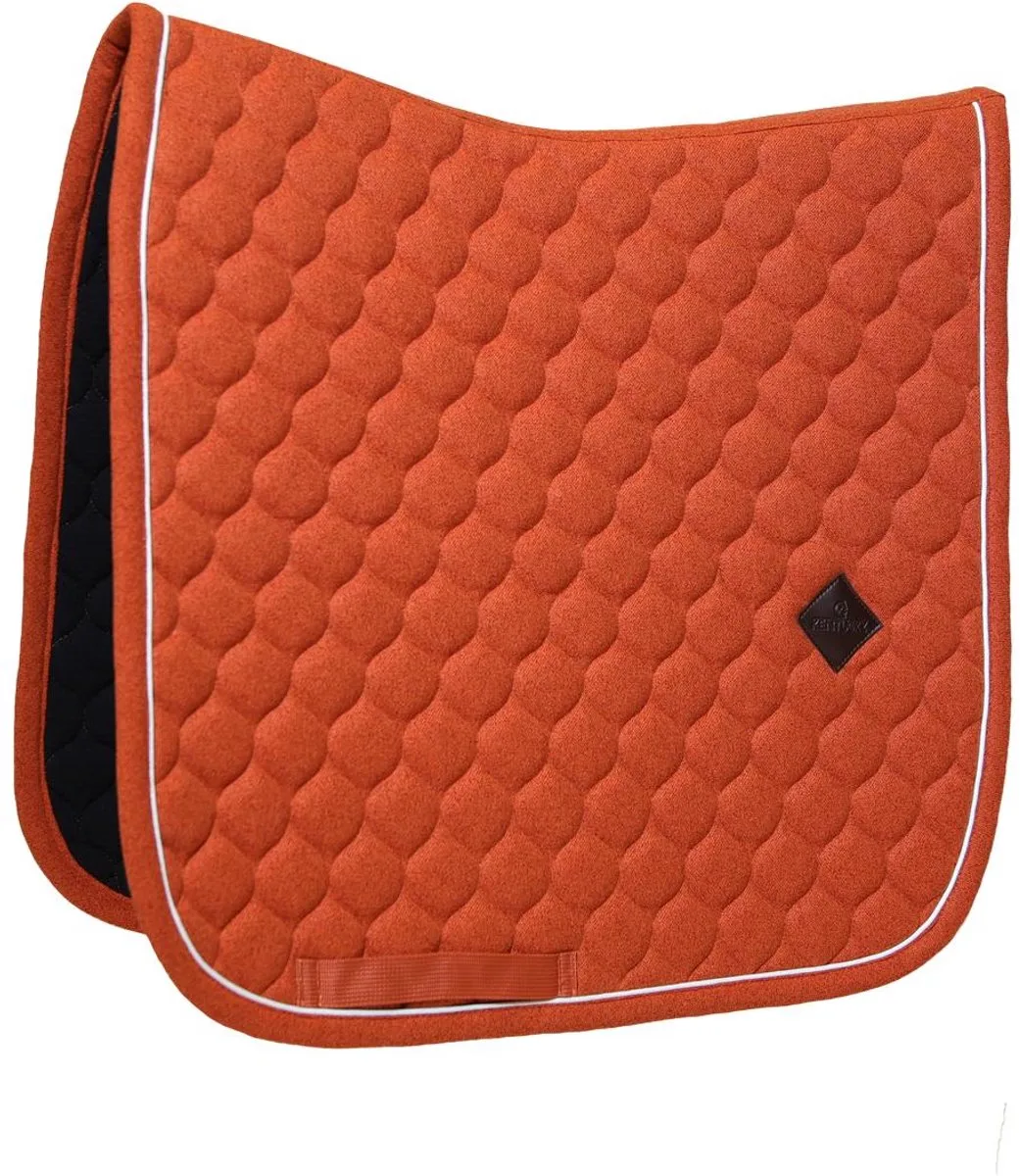 Zadeldoek melange dressuur orange de Kentucky Horsewear en Orange – photo produit