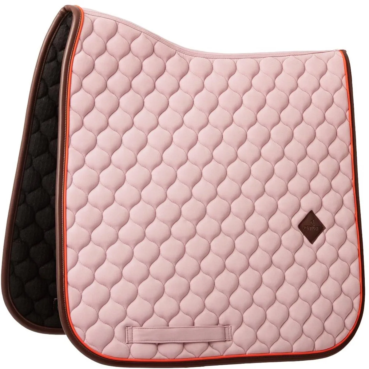 Zadeldoek onion quilt leer neon dressuur från Kentucky Horsewear i Lavendel – produktbild