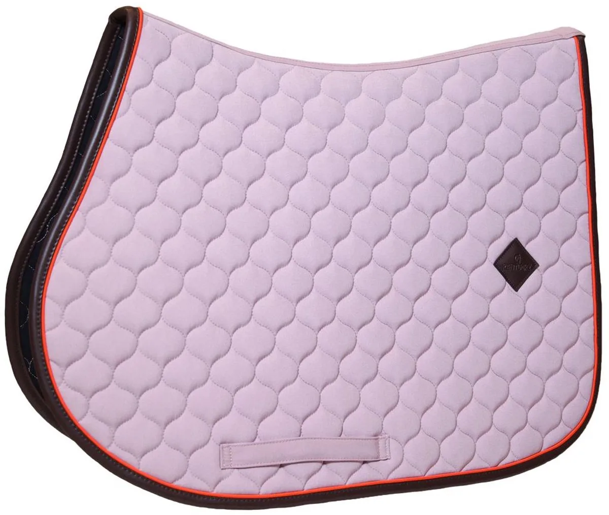 Zadeldoek onion quilt leer neon jumping från Kentucky Horsewear i Lavendel – produktbild
