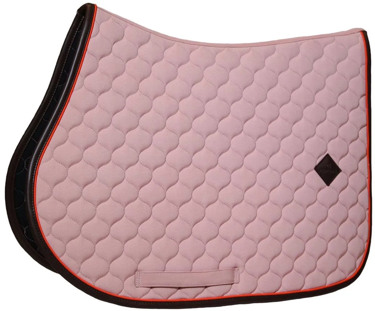 Zadeldoek onion quilt leer neon jumping oude roos von Kentucky Horsewear in Oudroze – Produktfoto