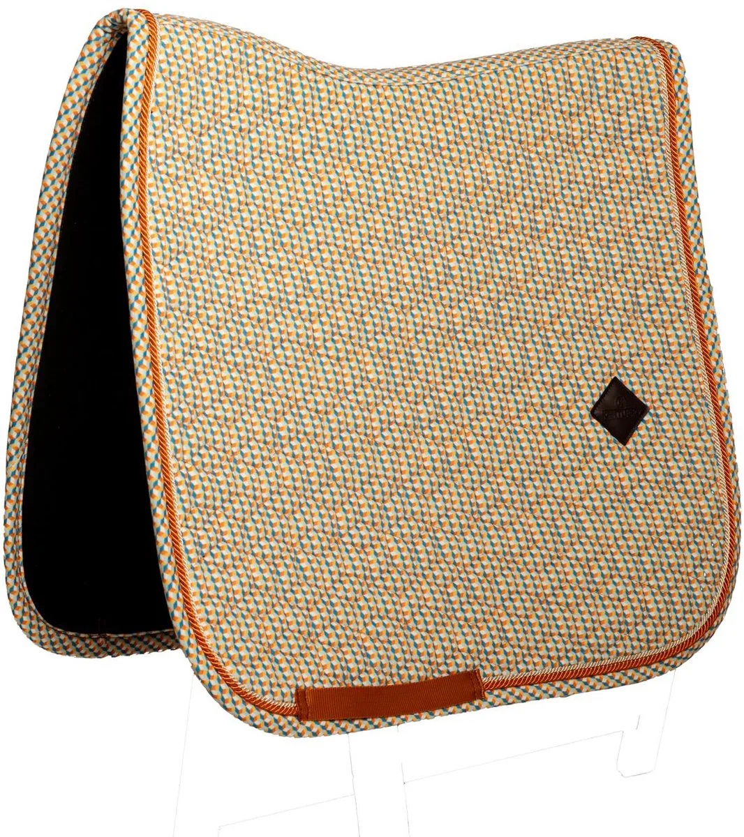 Zadeldoek velvet cubes printing colorful dressuur by Kentucky Horsewear in Kleurrijk – product photo