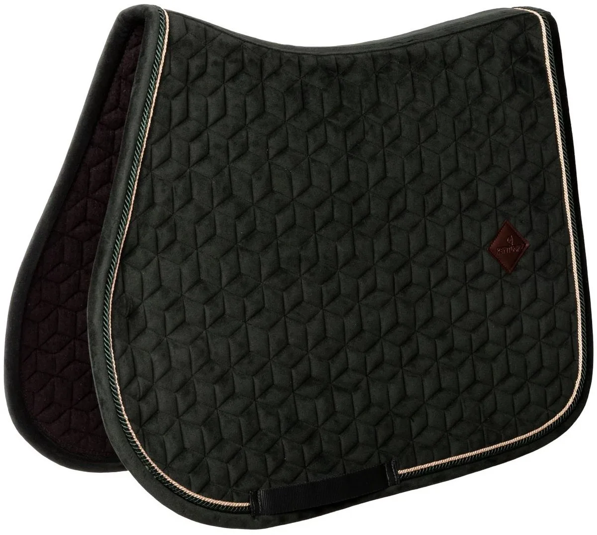 Zadeldoek velvet jumping dannengroen pony by Kentucky Horsewear in Dennengroen – product photo