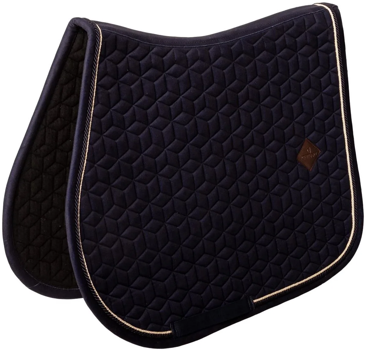 Zadeldoek velvet jumping donkerblauw pony by Kentucky Horsewear in Donker Marineblauw – product photo