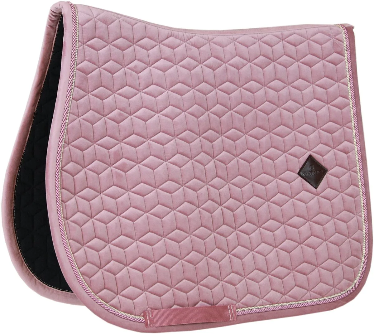Zadeldoek velvet jumping oud roze cob by Kentucky Horsewear in Oudroze – product photo