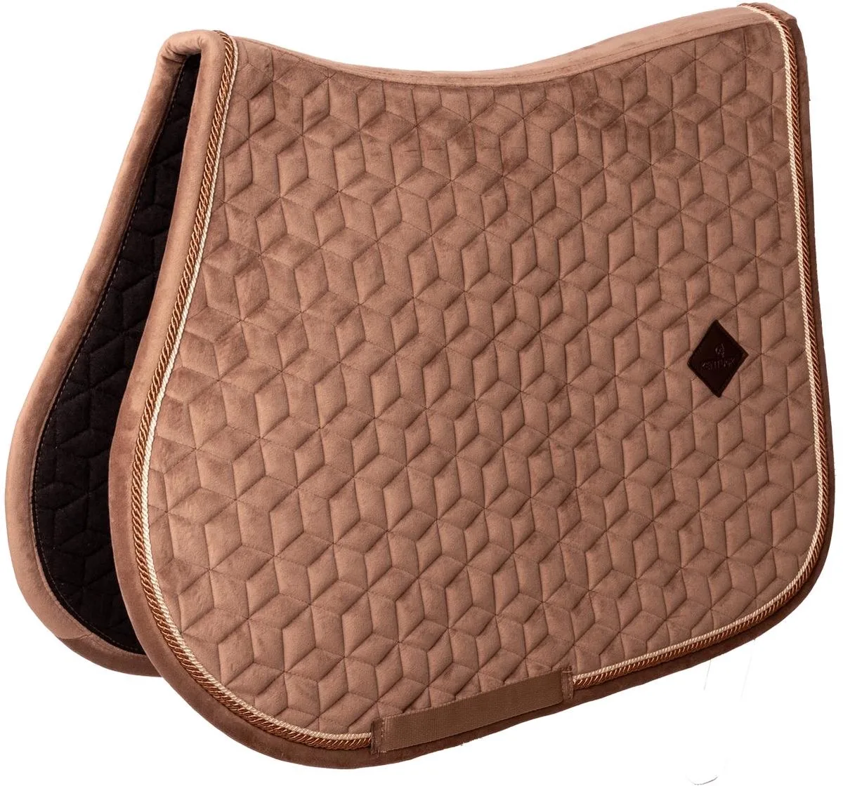Zadeldoek velvet jumping pony von Kentucky Horsewear in Beige – Produktfoto