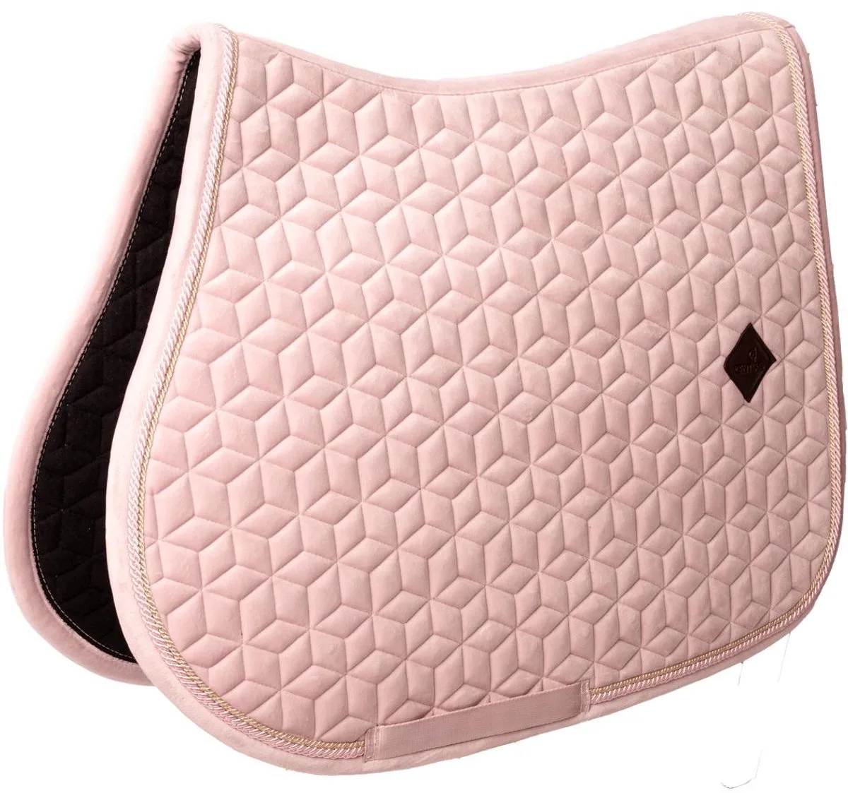 Zadeldoek velvet jumping soft rose pony by Kentucky Horsewear in Pink – product photo