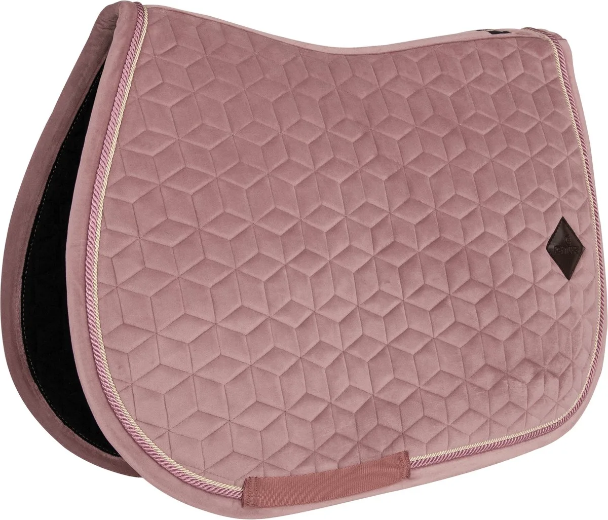 Zadeldoek velvet pony oude rose by Kentucky Horsewear in Oudroze – product photo
