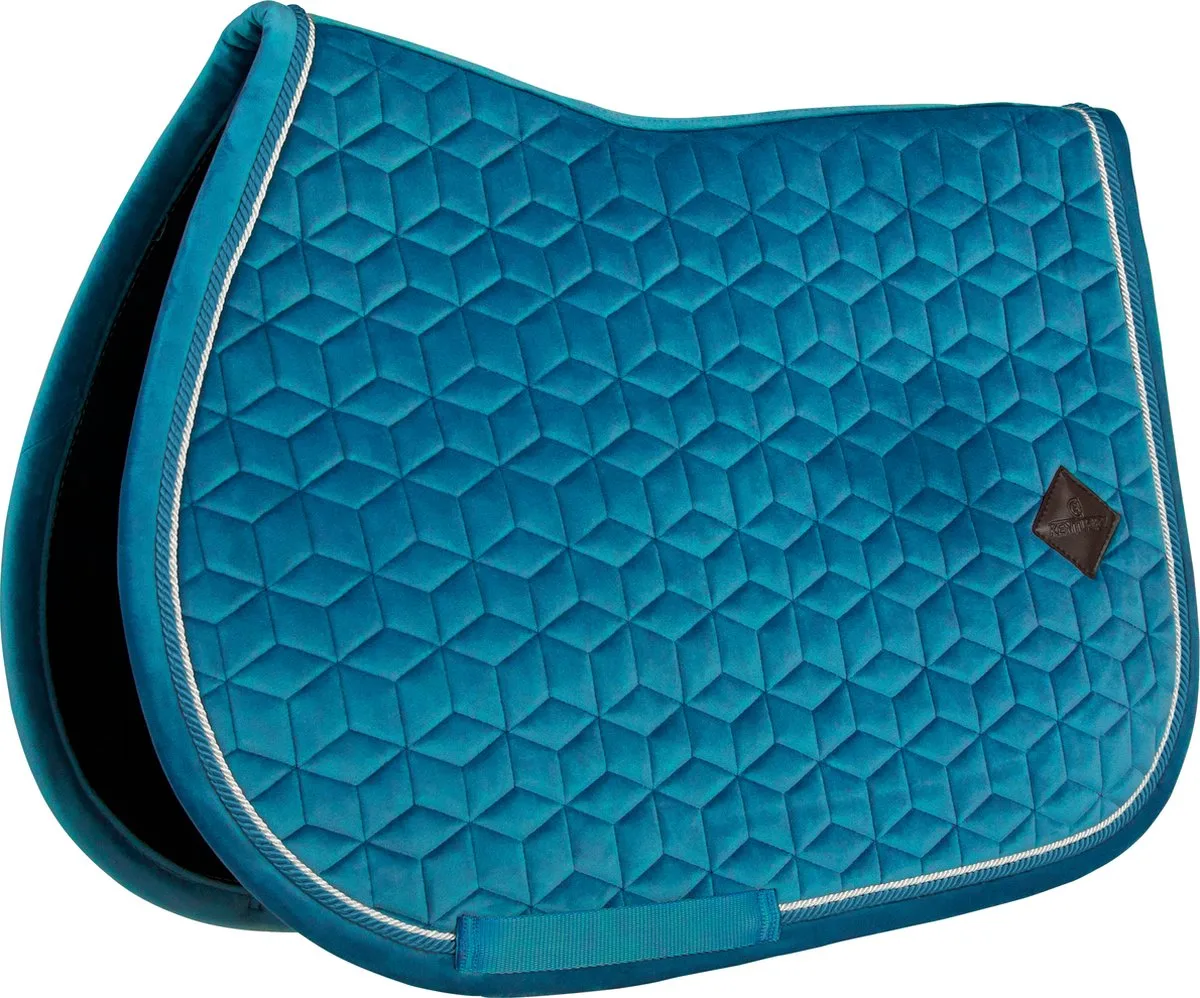 Zadeldoek velvet pony by Kentucky Horsewear in Smaragd – product photo