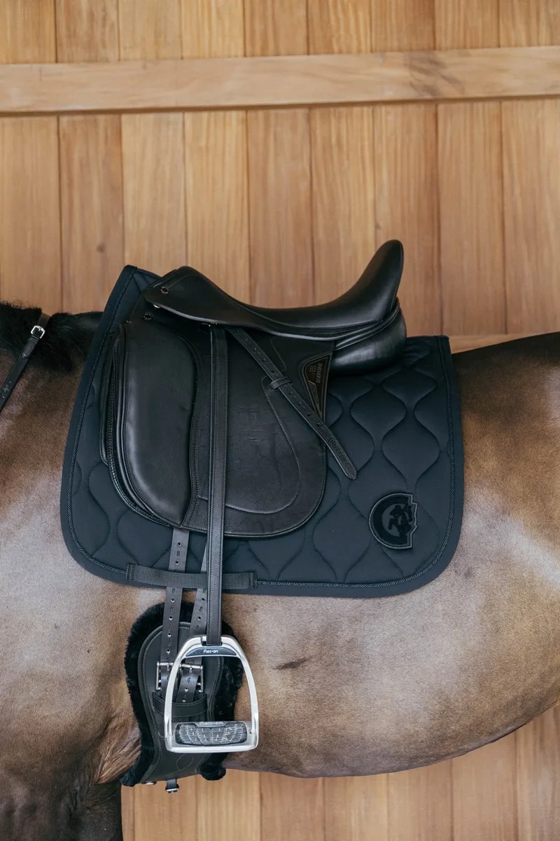 Zadeldoek wave 3D dressage by Kentucky Horsewear in Black – product photo