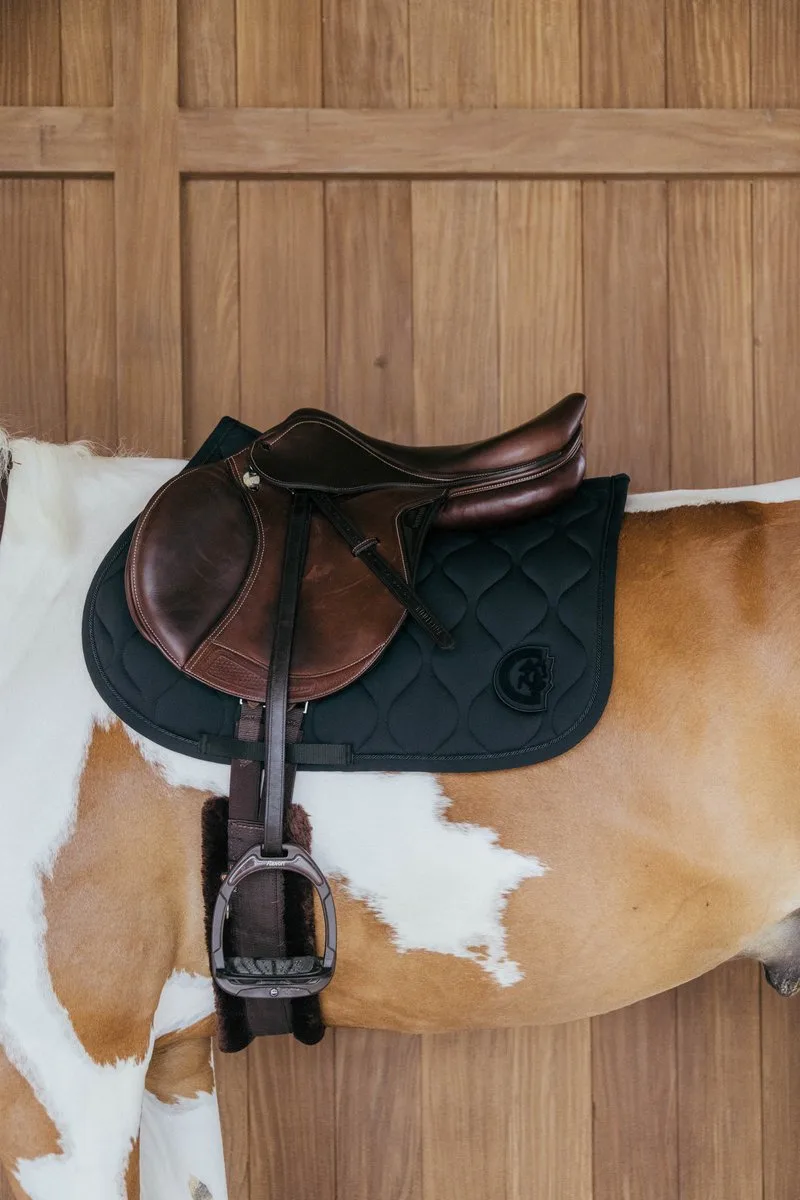 Zadeldoek wave 3D jumping von Kentucky Horsewear in Schwarz – Produktfoto