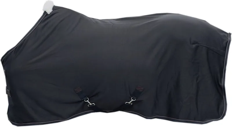 Zweetdeken Fleece - 140-6'3 by Kentucky Horsewear in Black – product photo
