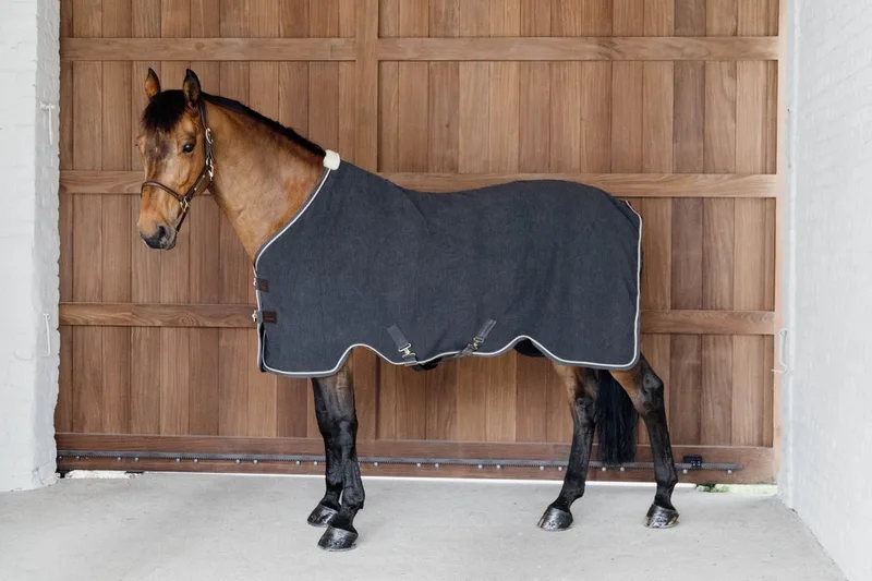 Zweetdeken vegan wool 145-6'6 by Kentucky Horsewear in Grey – product photo