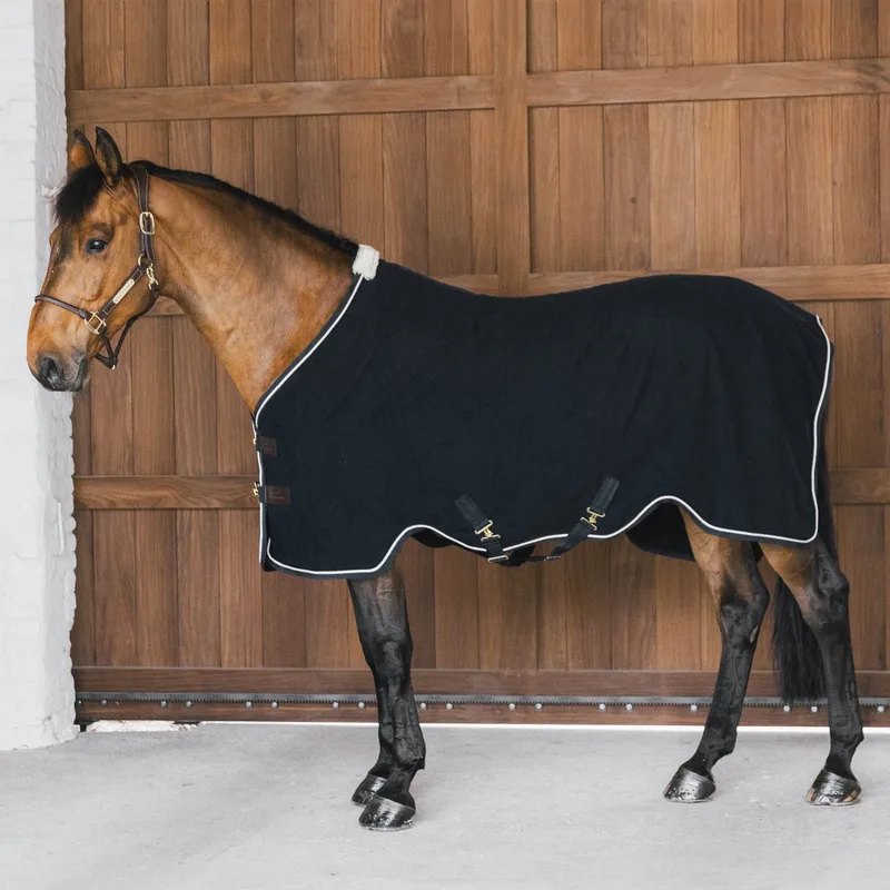 Zweetdeken vegan wool 160-7'0 de Kentucky Horsewear en Noir – photo produit