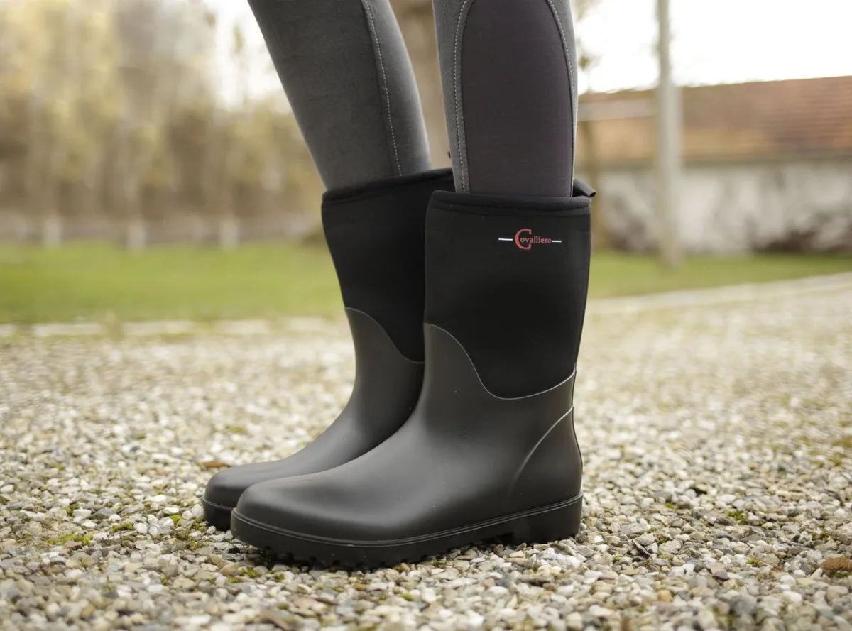 Covalliero Stiefel NeoLite, halbhoch, schwarz, Reitstiefel Reitstiefel von Kerbl – Produktfoto