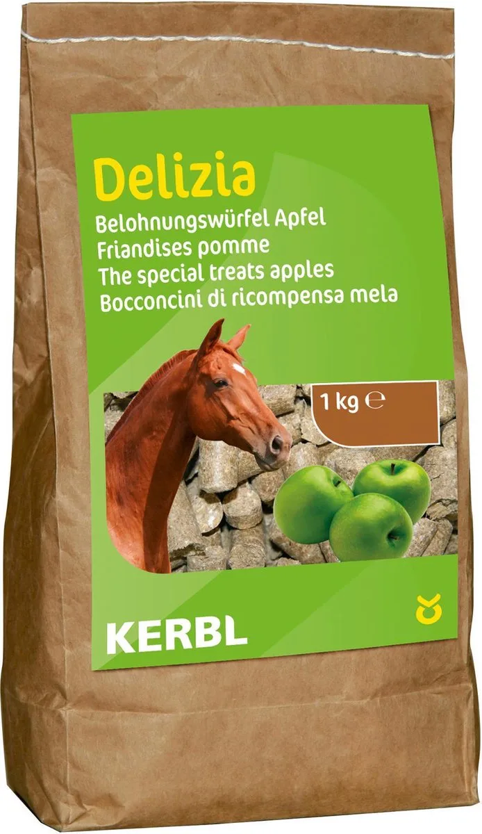 Delizia Bio-beloningsbrok Paardensnoepjes - Appel - 1 kg de Kerbl – photo produit