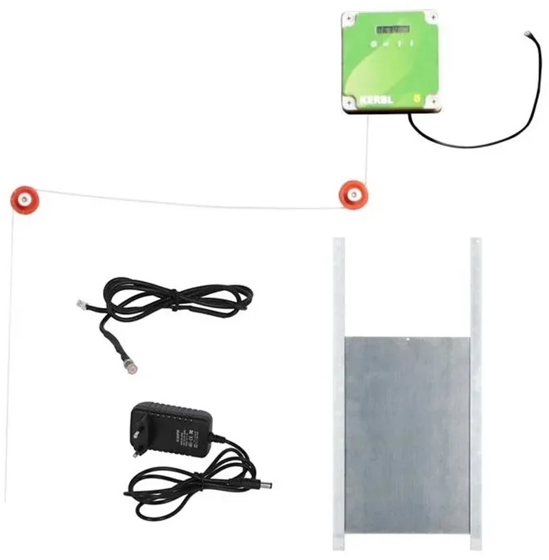 Deurenset - voor - kippenhok - automatisch - 40x43 - cm by Kerbl in Silver – product photo