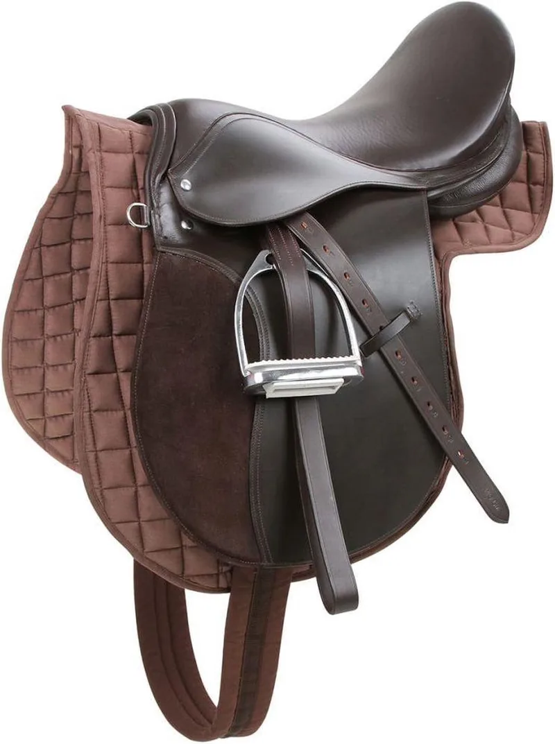 Haflinger zadel leer by Kerbl in Brown – product photo