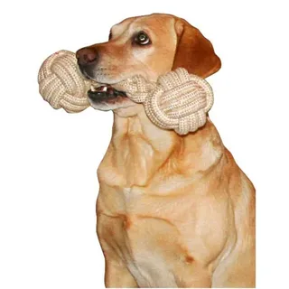 Halter M jute/katoen 7x25cm de Kerbl en Beige – photo produit 3 sur 3