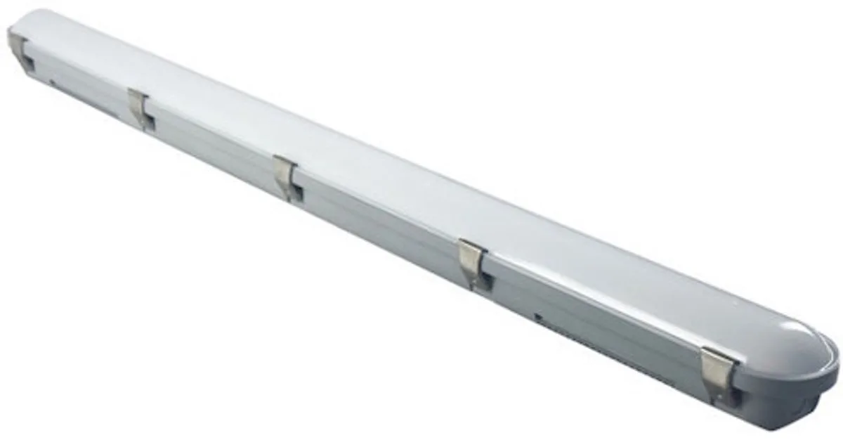 LED vochtbestendige armatuur 120 cm 25W IP65 van Kerbl in Grijs – productfoto