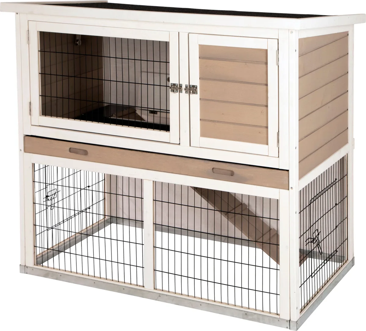 Nagerstall Lucky mit Metallrahmen am Boden - 1 Stk van Kerbl – productfoto