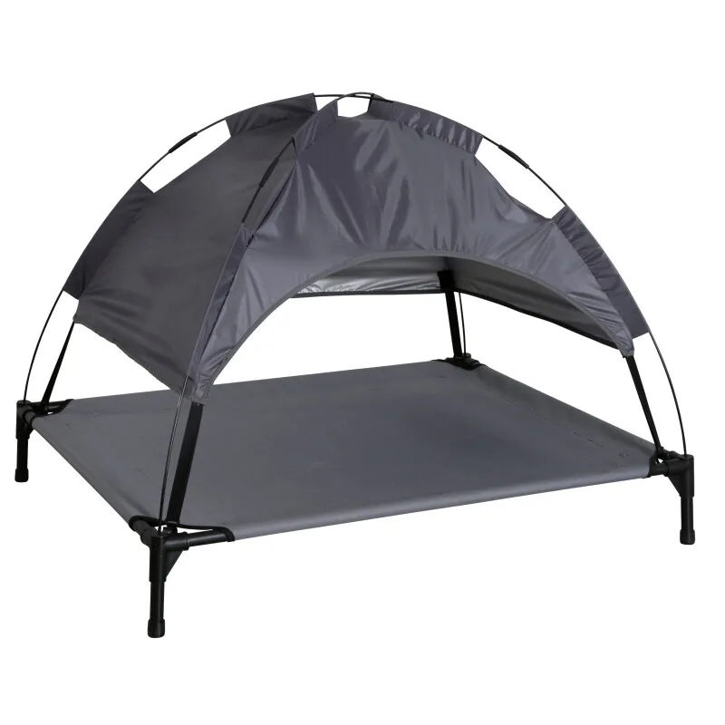 Pet Hundeliege Vacation Top mit Sonnendach, Grau, 105x86x75 cm by Kerbl in Regular – product photo