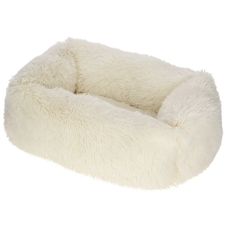 Pet Kuschelbett Fluffy, Creme, Eckig, 60x40cm by Kerbl in Regular – product photo
