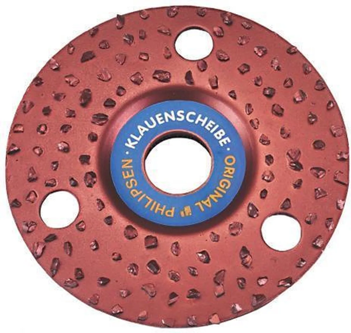Superklauenscheibe 125mm Kornung 30 Dicht Bestuckt van Kerbl in Rood – productfoto
