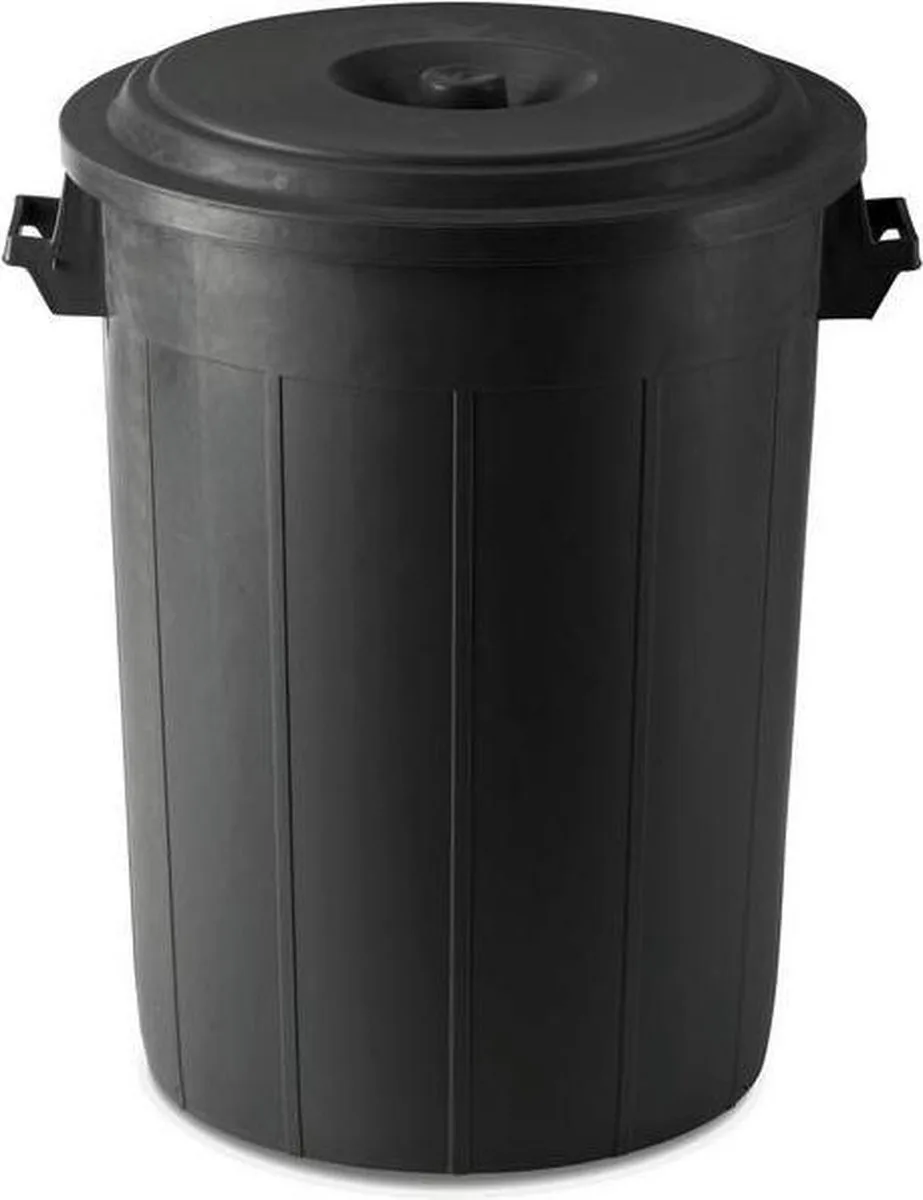 Voerton 70 liter van Kerbl in Zwart – productfoto