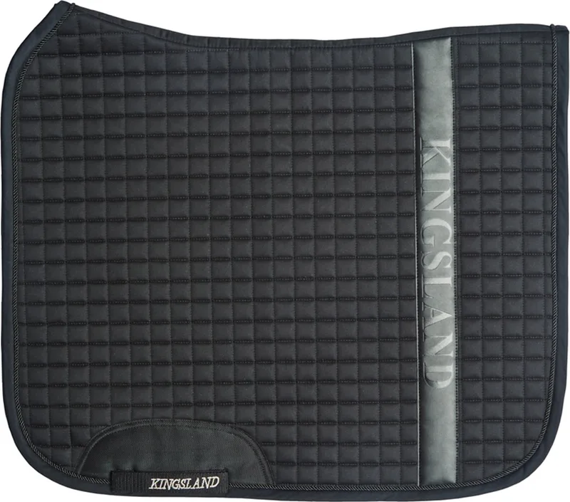 Zadeldek Kladriella Zwart - Zwart - dressuur Paard by Kingsland in Black – product photo