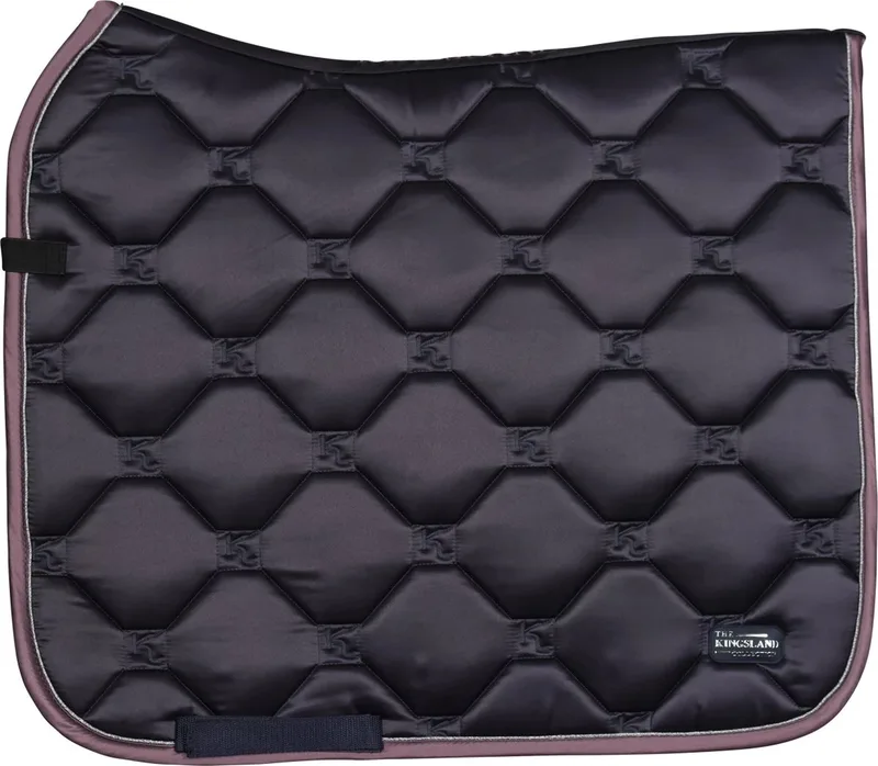 Zadeldek Klblair Satin Donkerblauw - Donkerblauw - dressuur Paard von Kingsland in Dunkelblau – Produktfoto