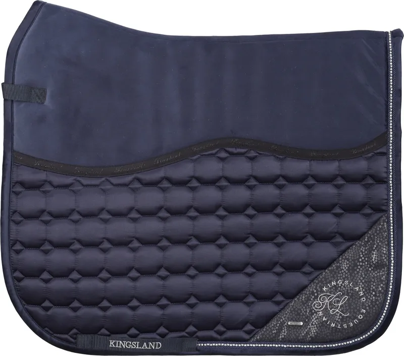 Zadeldek Klodessa Donkerblauw - Donkerblauw - dressuur Paard de Kingsland en Bleu foncé – photo produit