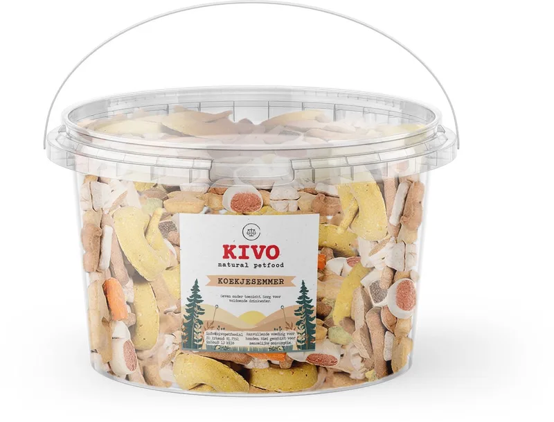 Hondensnack Koekjesemmer - 1,5 kilo by Kivo Petfood – product photo