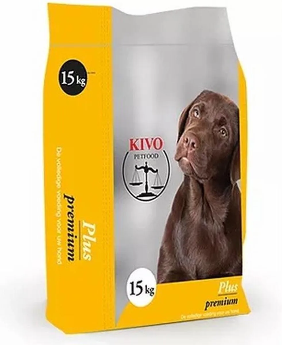 KIVO Krokant - Plus Adult Premium - geëxtrudeerd - 15 kg von Kivo Petfood – Produktfoto