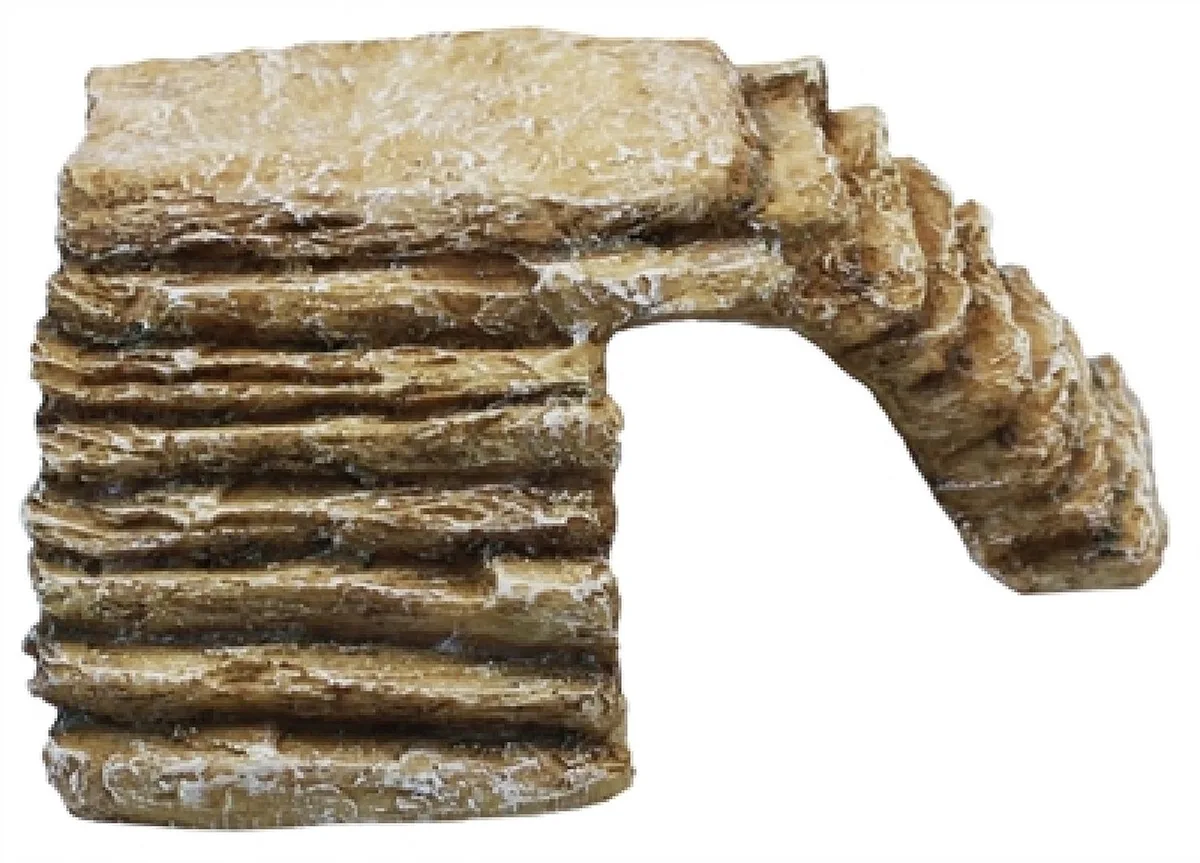 Hoektrap met Uitsparing - Large - Zand fra Komodo i Brun – produktbillede