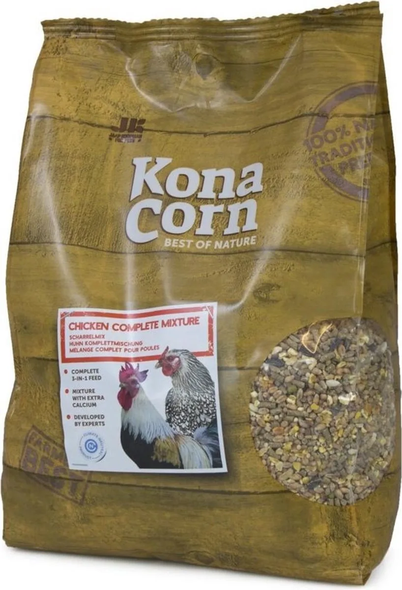 Biologische Scharrelmix 18KG van Konacorn – productfoto