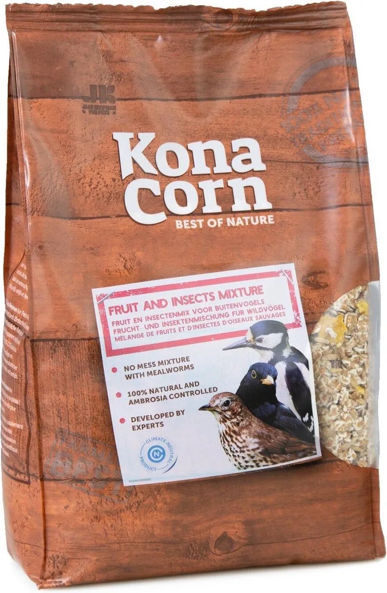 Fruit & Insecten Mix | 1,5 kg Vogelvoer de Konacorn – photo produit