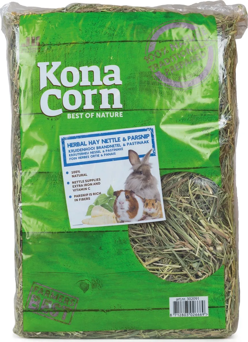Kruidenhooi brandnetels & pastinaak van Konacorn – productfoto