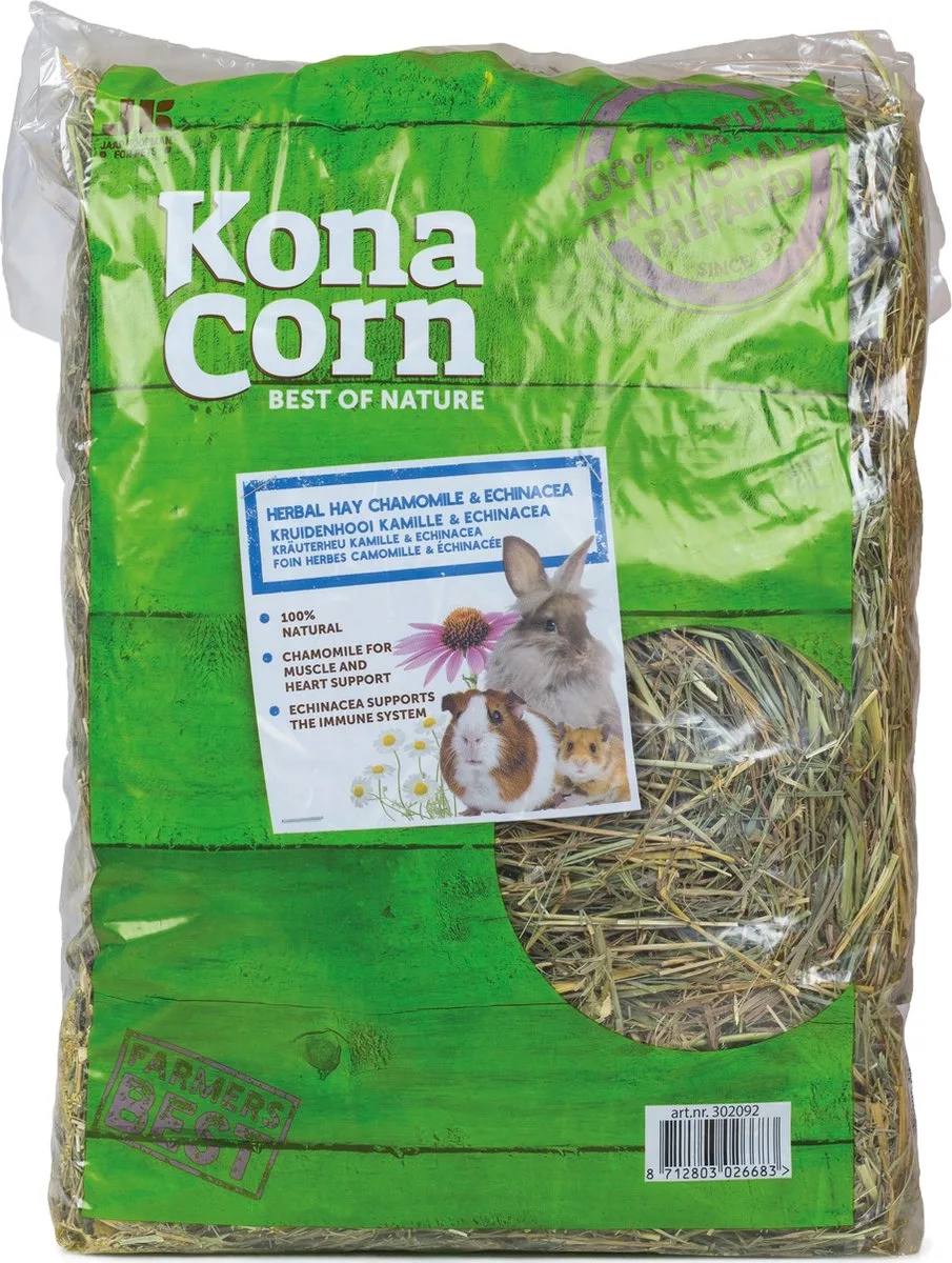 Kruidenhooi Kamille & echinacea van Konacorn – productfoto